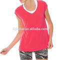 New Fashion Women Gym Sports Yoga shirt Fitness sport Running T shirt